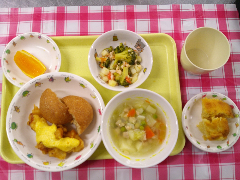 今日の給食はこちらをクリックしてください