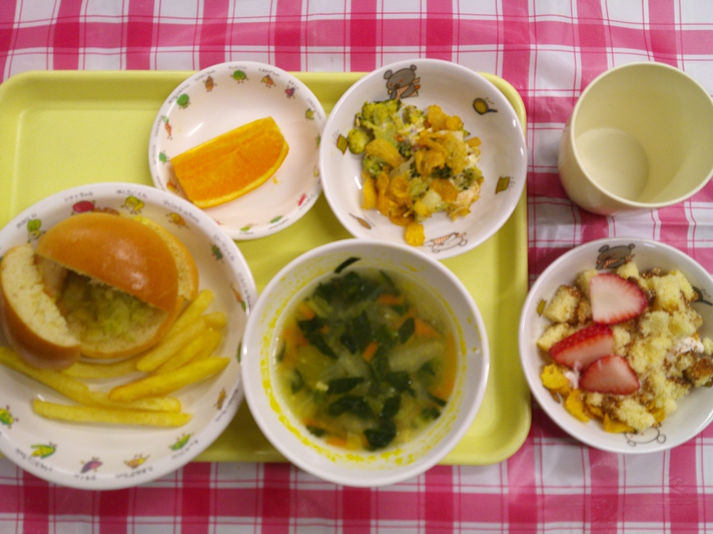 今日の給食はこちらをクリックしてください