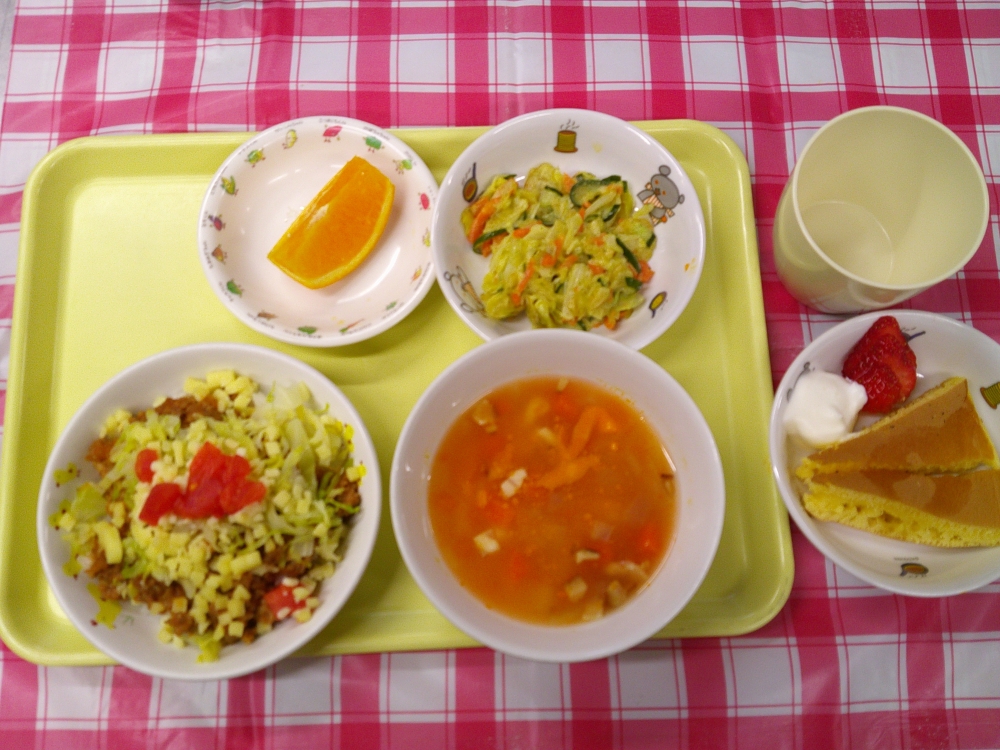 今日の給食はこちらをクリックしてください