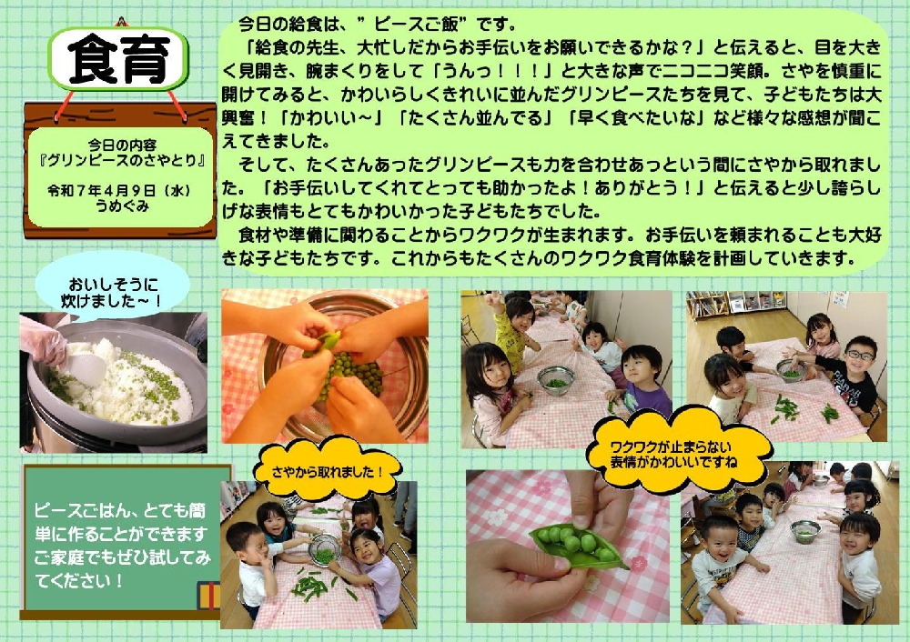 食育活動の様子
